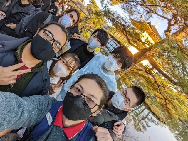 研究室での有志の旅行（＠京都，2022年11月）